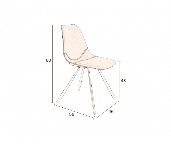 Franky velvet chair