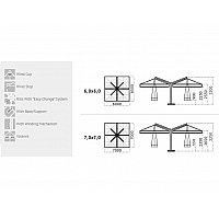 Alu poker dark parasol