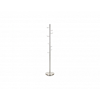 Hooked coat hanger