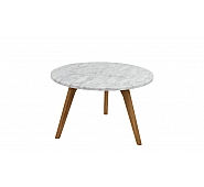 White stone table