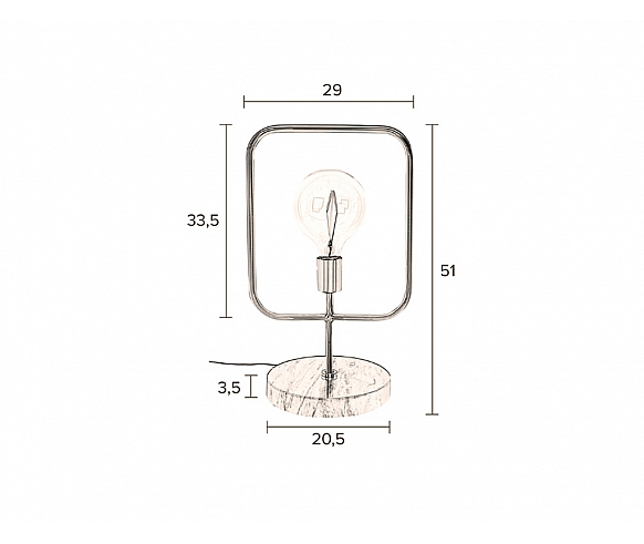 Cubo table lamp