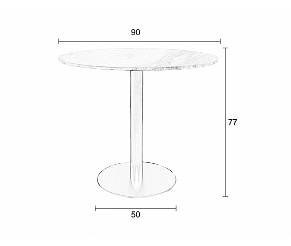 Marble king 90' table