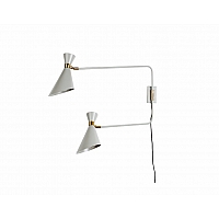 Double shady wall lamp