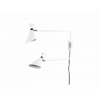 Double shady wall lamp