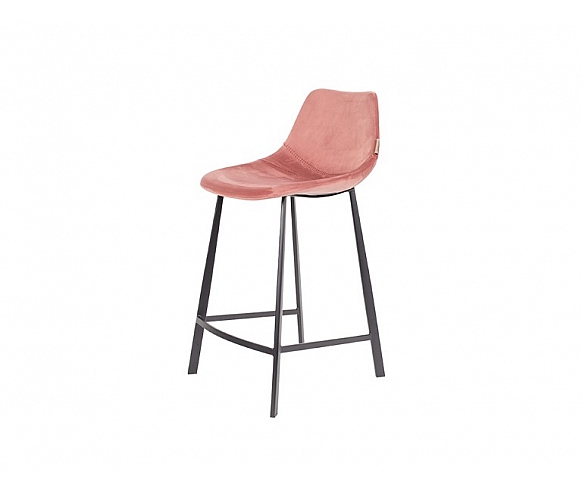 Franky velvet counter stool