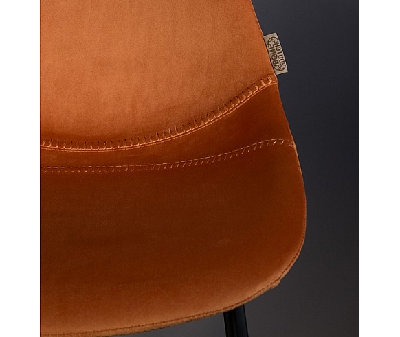 Franky velvet counter stool