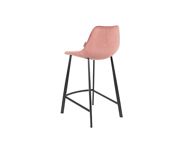 Franky velvet counter stool