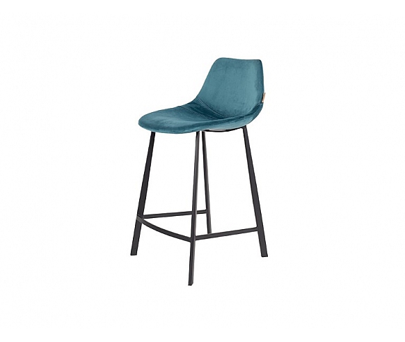 Franky velvet counter stool