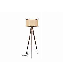 Tripod webbing floor lamp