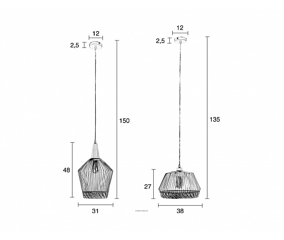Birdy pendant lamp