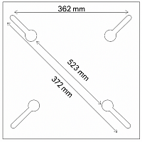 Neo HPL 70x70 table top